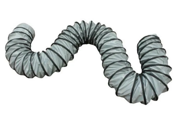 Wilms Warmluftschlauch 7,6 m Befestigungsgurt 203 mm Durchmesser 175 Grad C