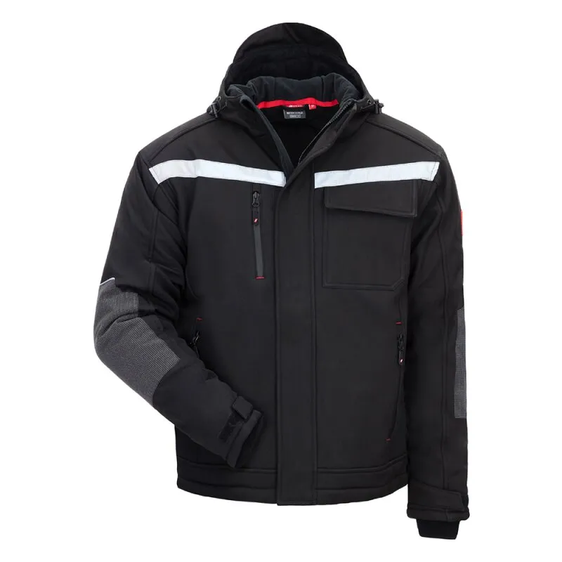 Winter-Softshelljacke Motion Tex Plus 7180W schwarz Gr. XL Nitras