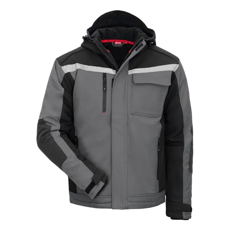 Winter-Softshelljacke Motion Tex Plus 7182W grau/schwarz Gr. 3XL Nitras