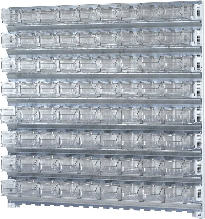 Wandsystem H1000xB1010mm STA verz.m.Sichtlagerk.72xMK5 transp.PROMAT