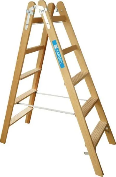 Zarges Stehleiter Holz Crestastep B 2 x 5 Stufen