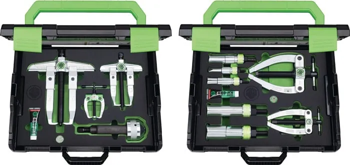 Kugellagerab-/ausziehvorrichtung 24 Spann-W.60-160mm 24-B in 2xL-Boxx KUKKO